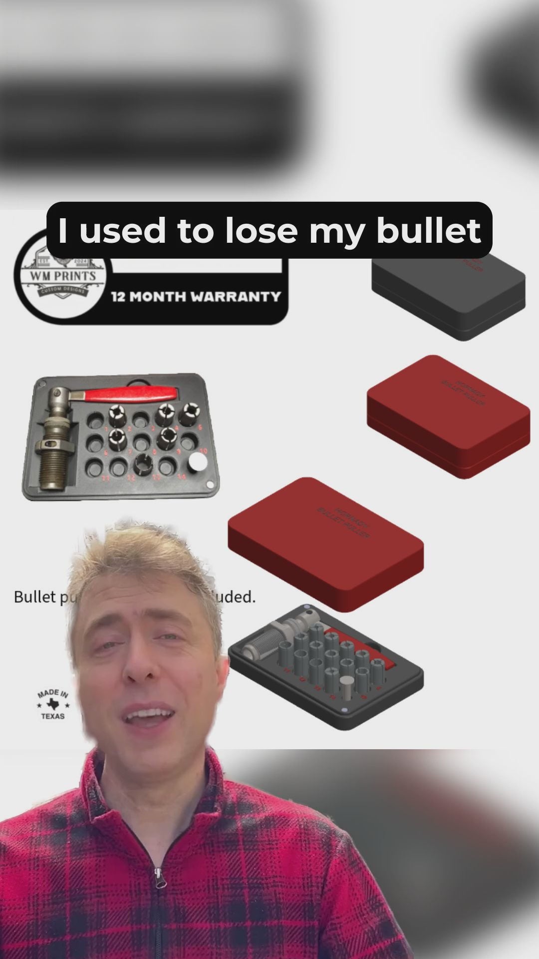 Hornady Bullet Puller and Collets Storage Case