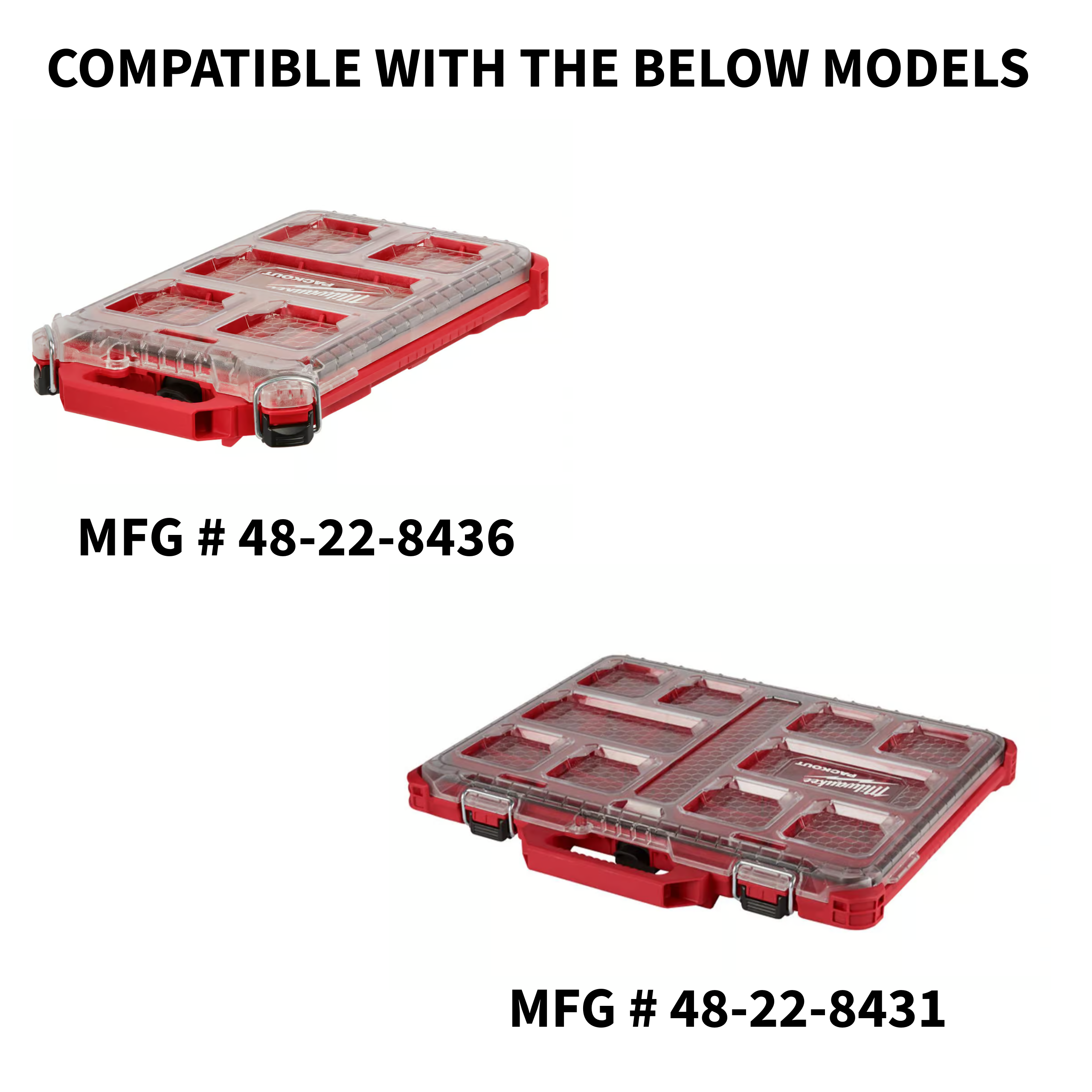 Milwaukee Packout ammo inserts fits slim Packout.