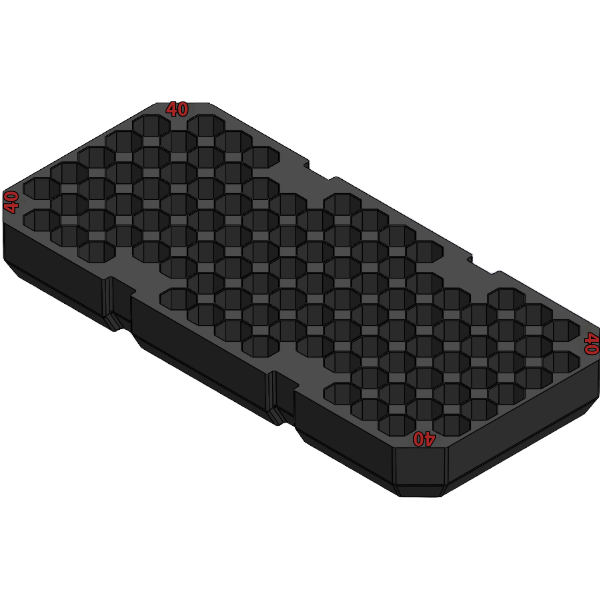 Milwaukee Packout ammo inserts fits slim Packout.