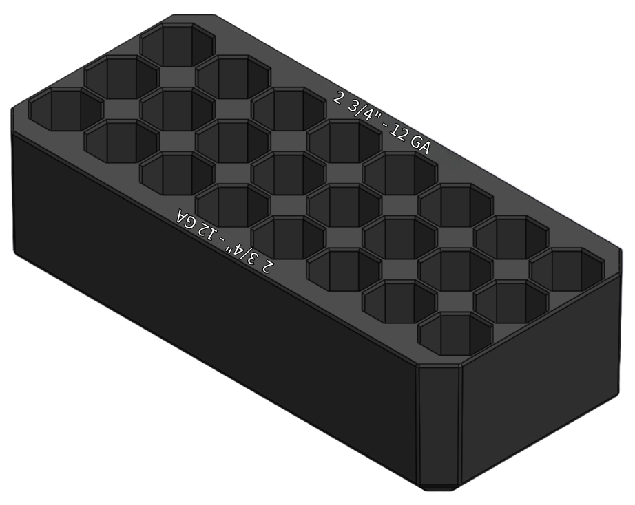 Milwaukee Packout ammo inserts, Fits compact Packout.