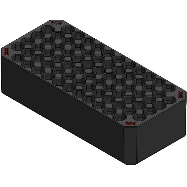 Milwaukee Packout ammo inserts, Fits compact Packout.