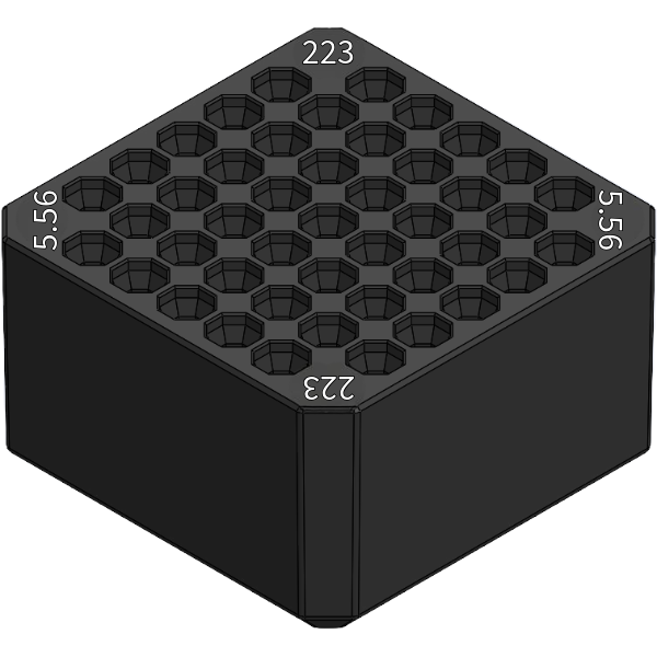 Milwaukee Packout ammo inserts, Fits compact Packout.