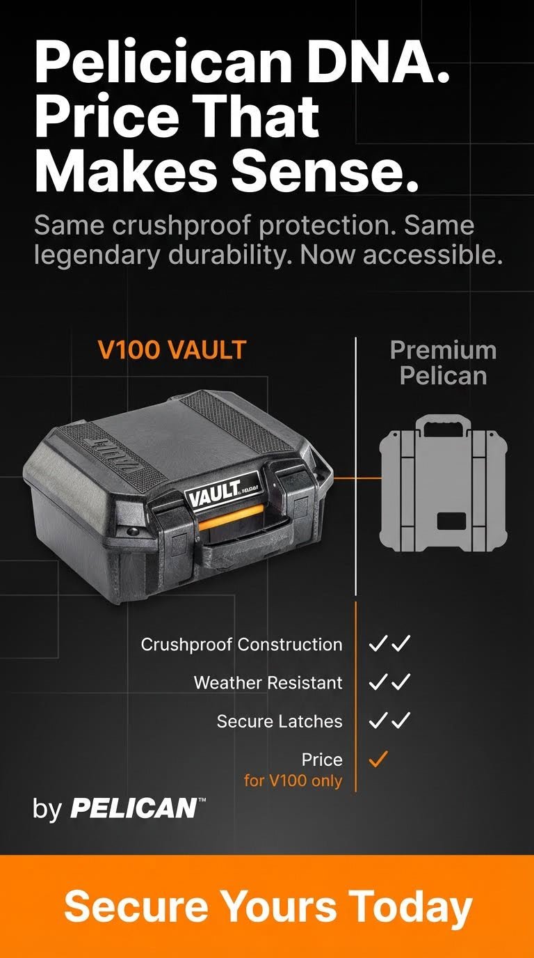 V100 VAULT by Pelican™ - WM Prints LLC