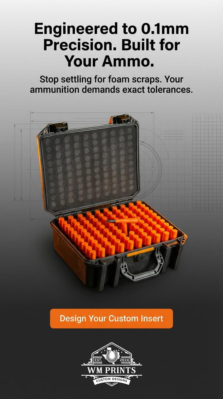 Pelican™ Vault V300 Ammo Insert kits.