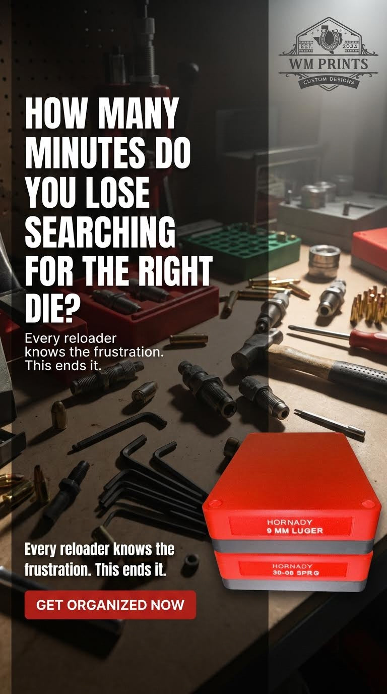 Hornady 3 Die Set Case.