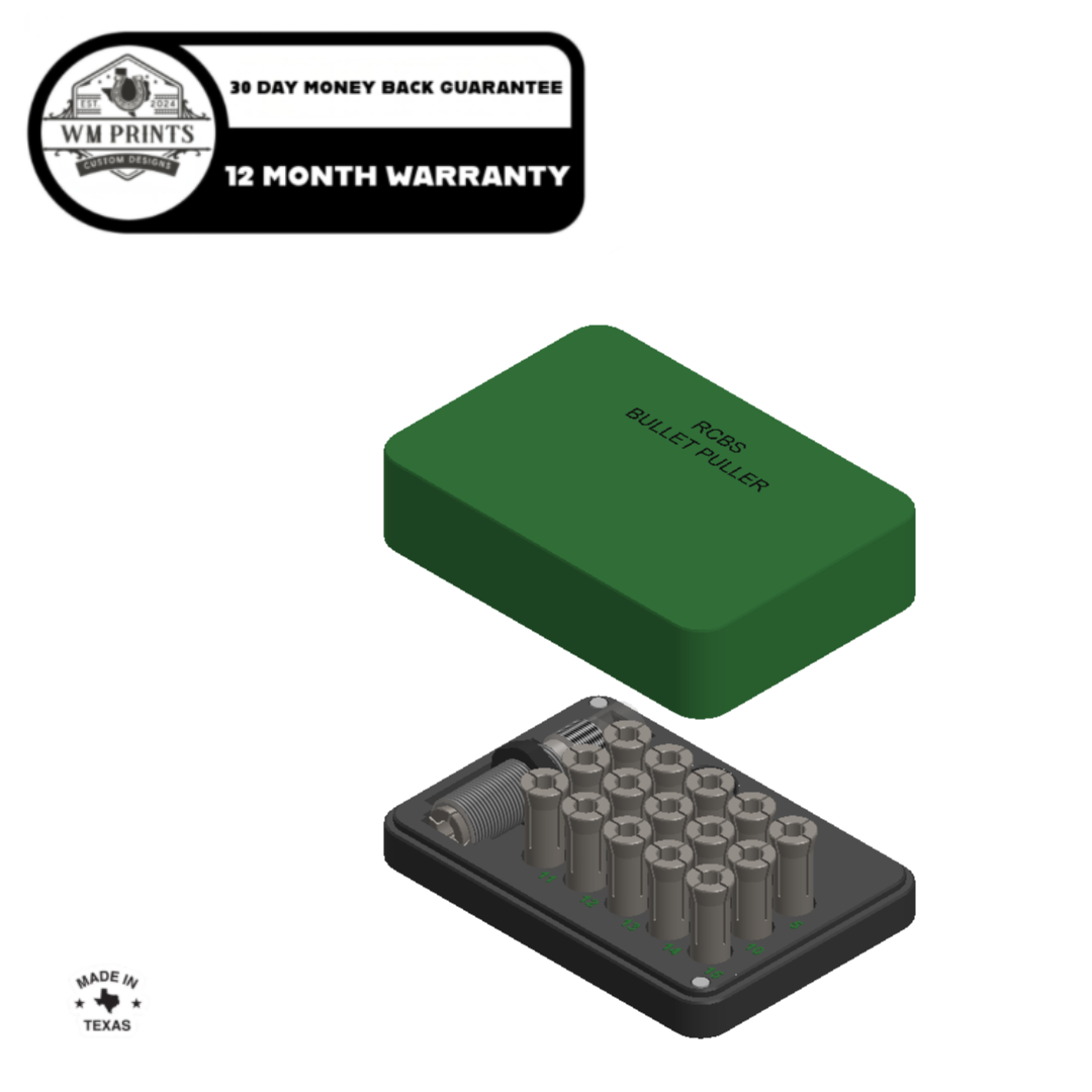 RCBS Bullet Puller and Collets Storage Case