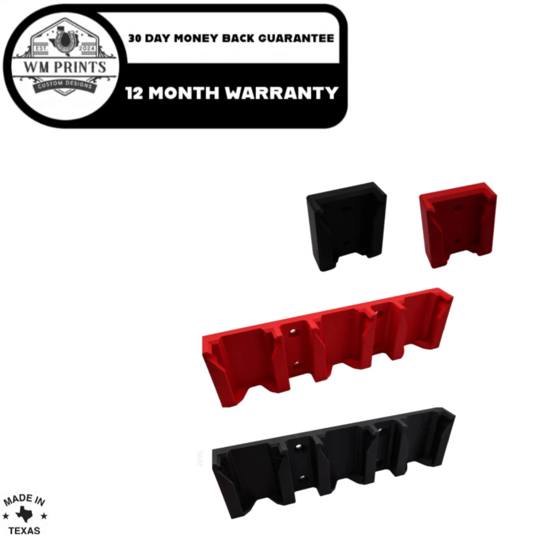 Milwaukee M18 type battery mounts