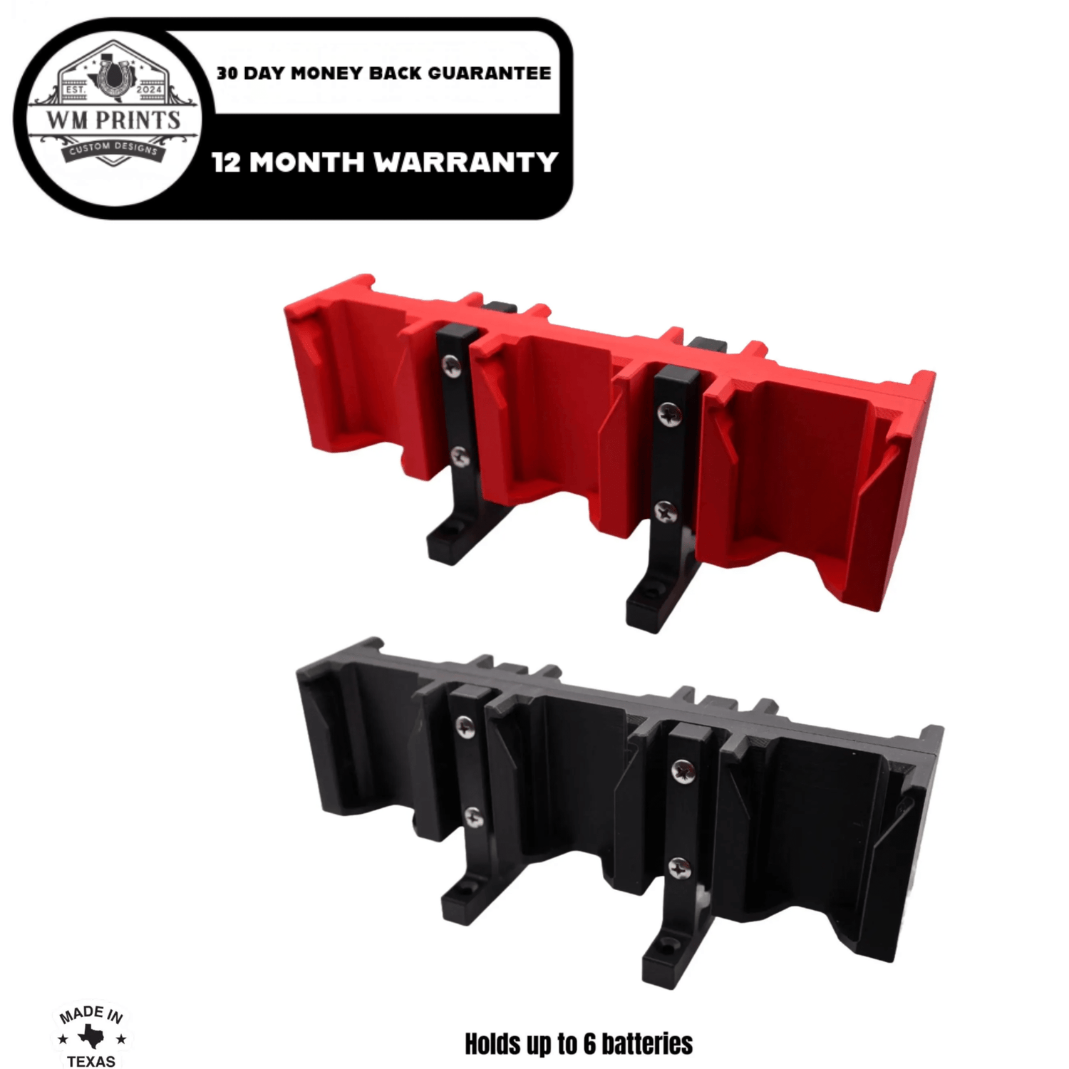 Elevate Your Tool Organization with a Milwaukee M18 Battery Holder - WM Prints LLC