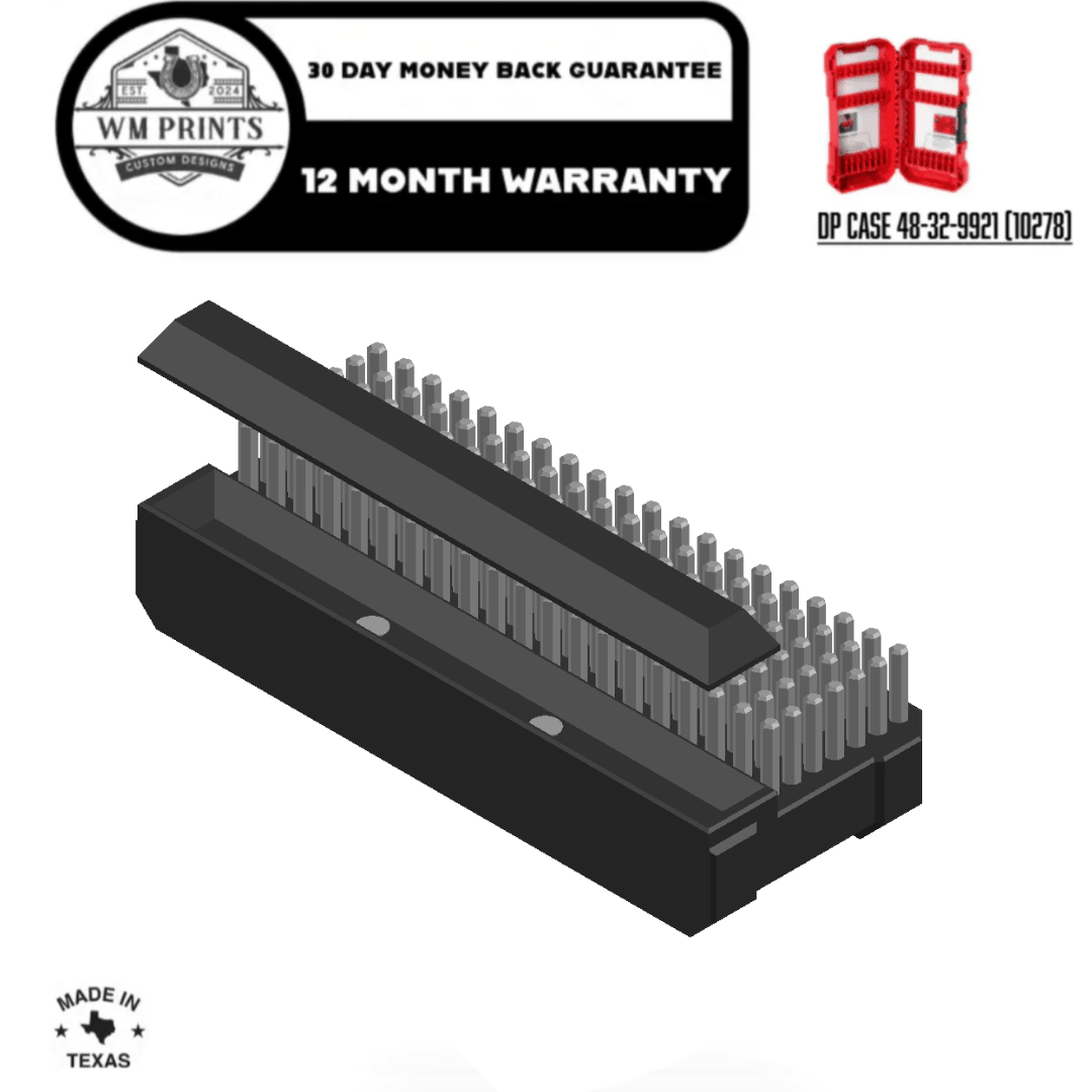 Elevate Your Workshop Efficiency with Milwaukee Shockwave Bit Holder and Magnetic Parts Tray - WM Prints LLC