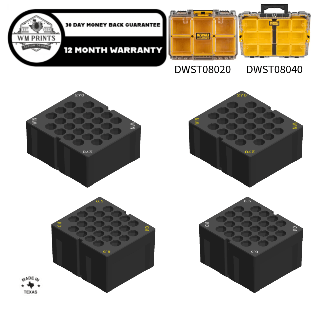 Enhance Your Tool Organization with DeWalt Tough System 2.0 Ammo Inserts - WM Prints LLC