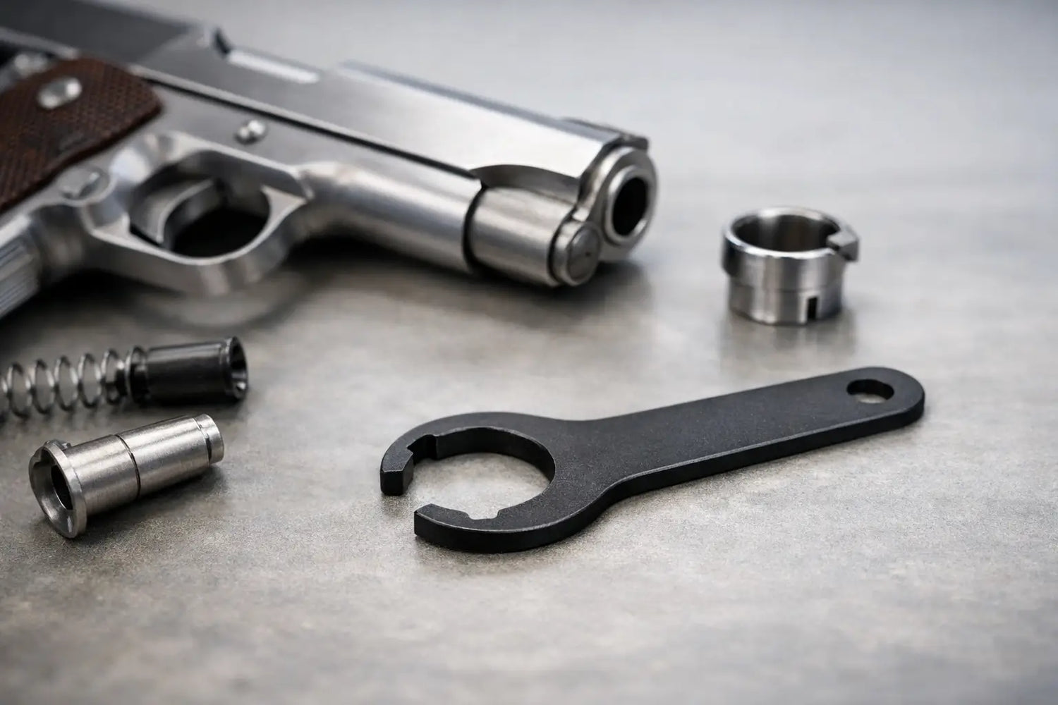 What Is a Bushing Wrench for a 1911 Pistol?