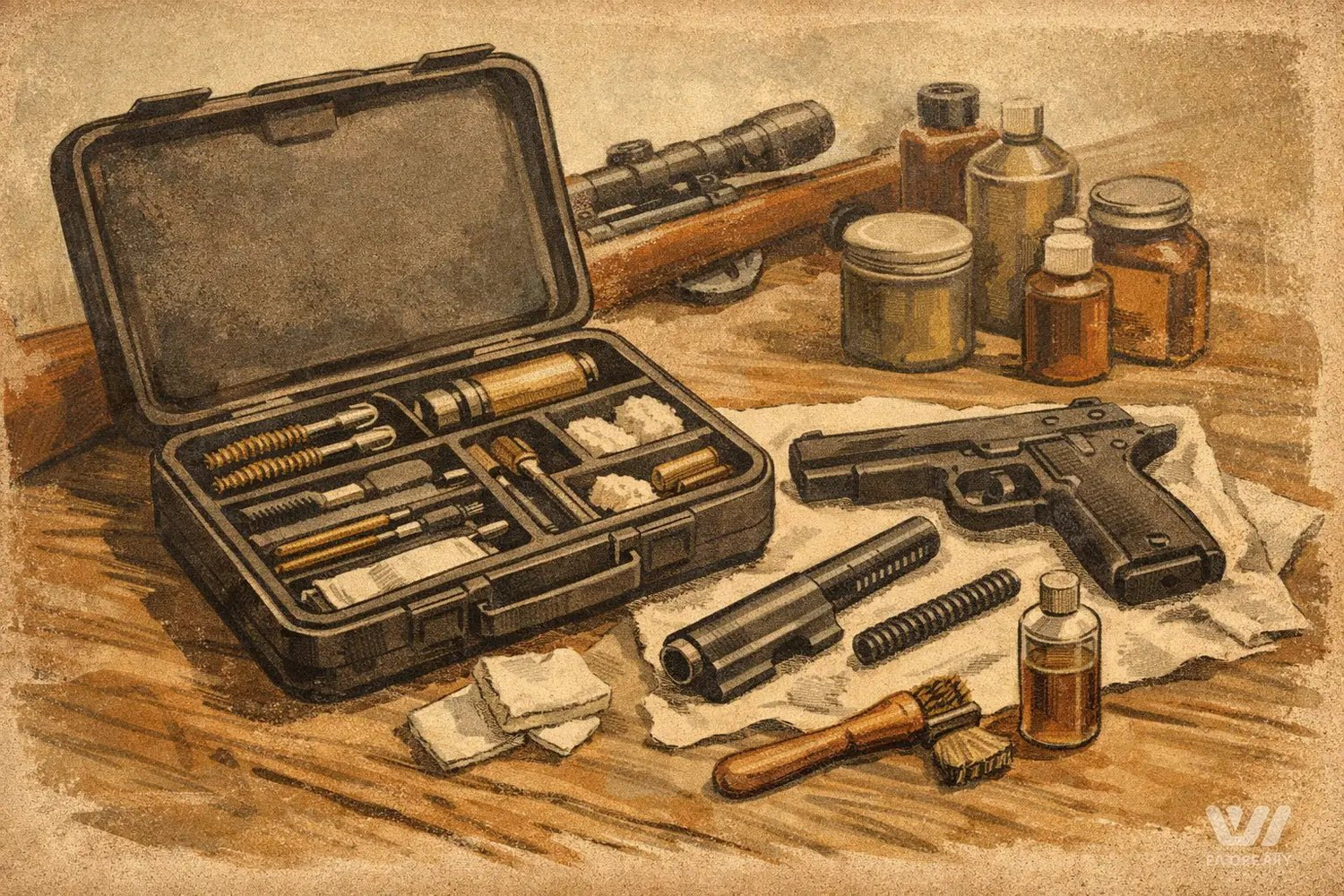 How to Choose a Firearm Cleaning Kit Organizer - WM Prints LLC