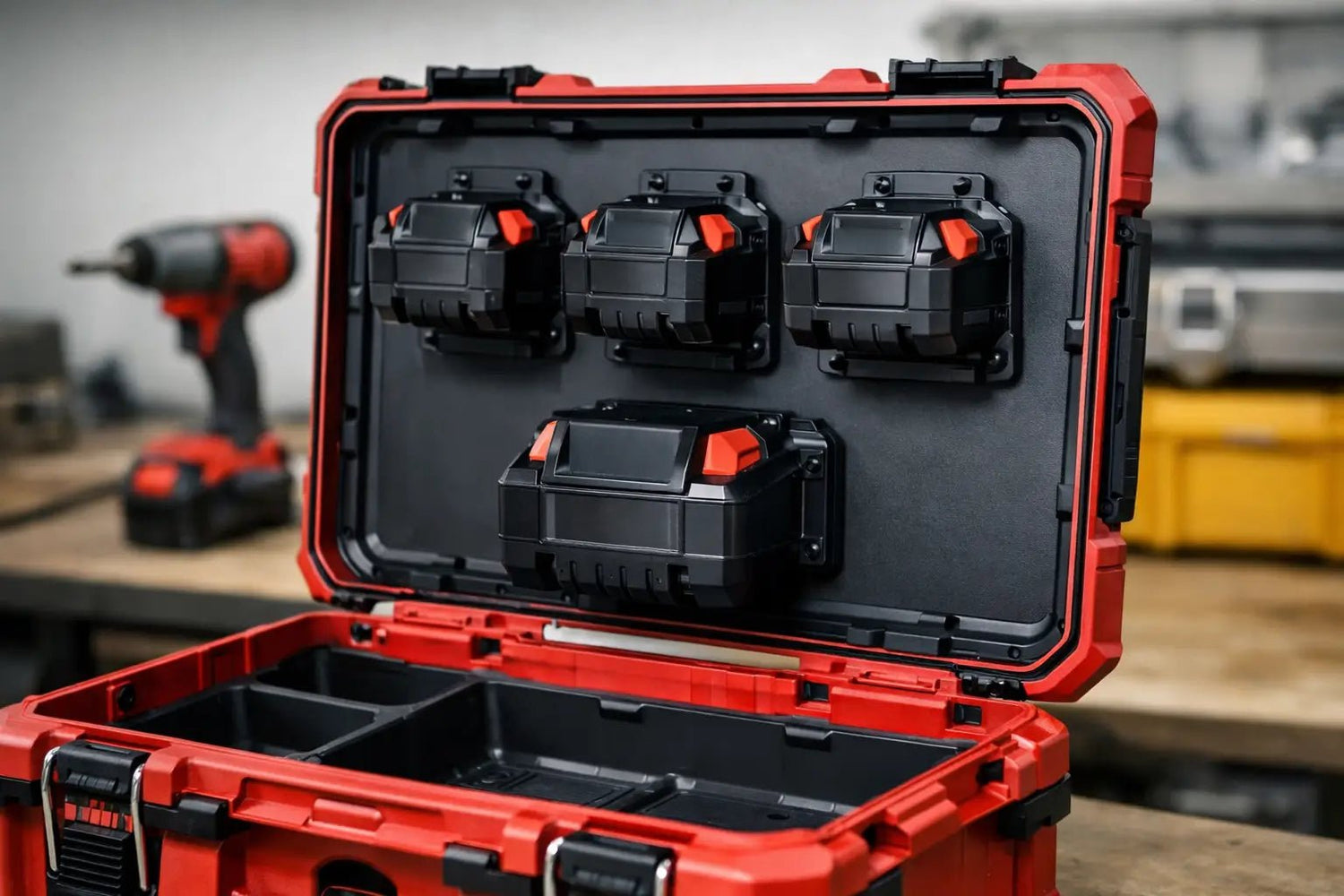 How to Mount Batteries Inside a Packout Lid - WM Prints LLC