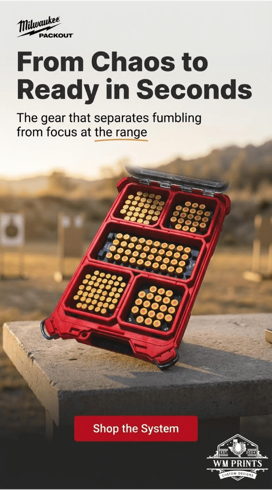 How to Optimize Your Ammo Storage With Milwaukee Packout Compatible Double Stack Inserts - WM Prints LLC