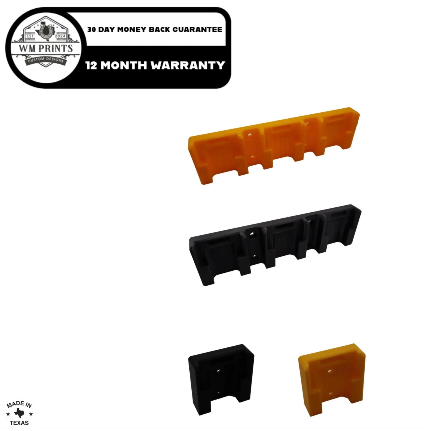 DeWalt 20v compatible battery type wall mounts