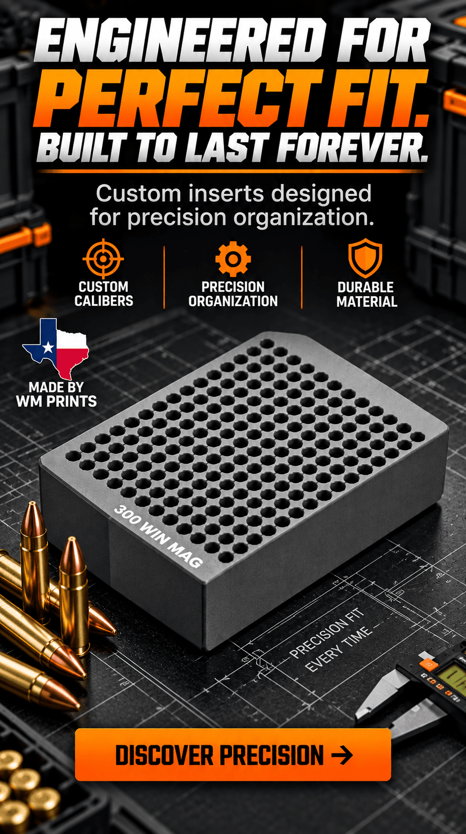 Maximize Your Gear Security with Made for Pelican Vault V100 Inserts - WM Prints LLC