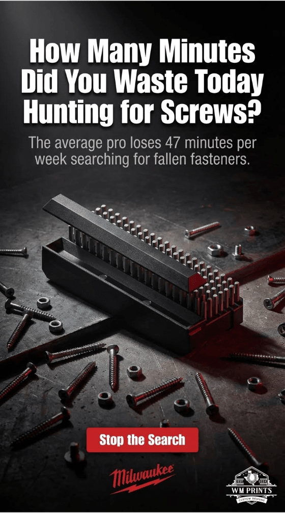 Milwaukee Shockwave Bit Holder Boosts Your DIY Efficiency with Magnetic Parts Tray - WM Prints LLC