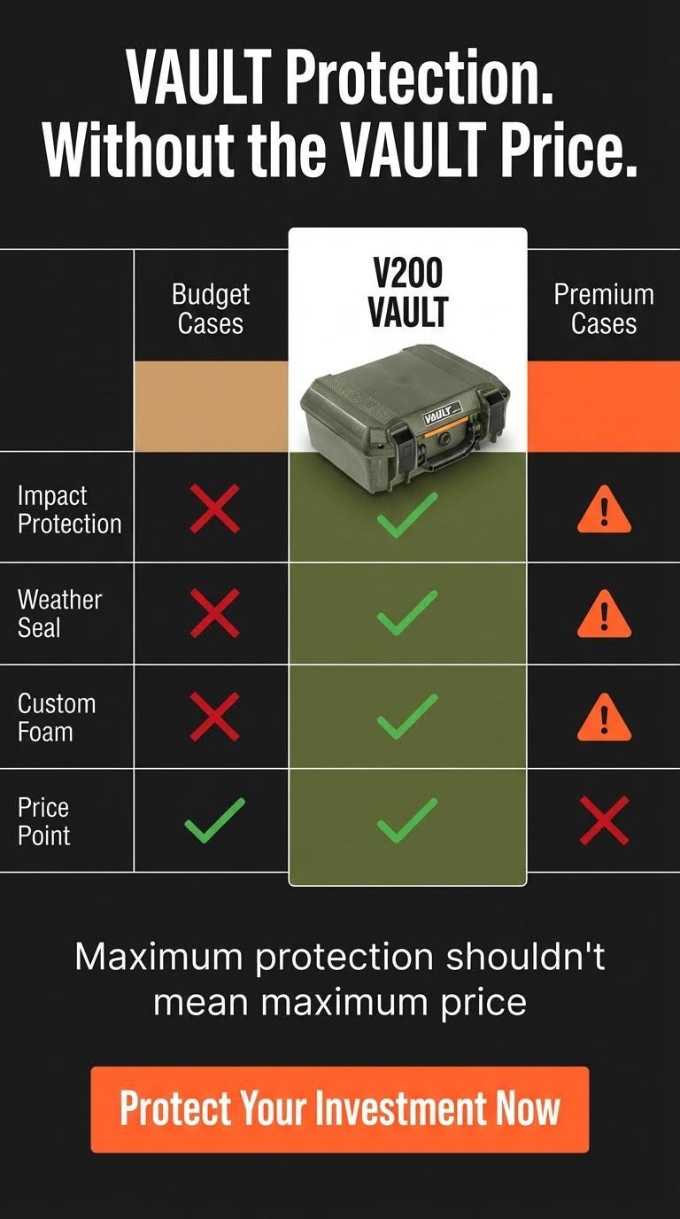 Protect Your Valuables with the Durable V200 VAULT by Pelican - WM Prints LLC