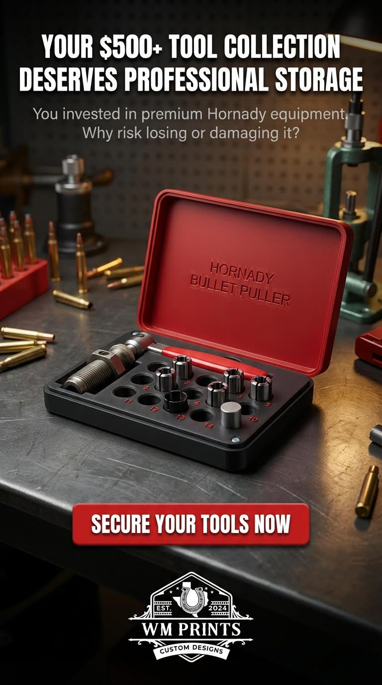 Hornady Bullet Puller and Collets Storage Case
