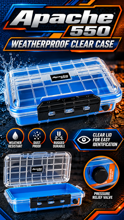 Apache 550 Clear | Rugged Storage &amp; Ammo Case | WM Prints