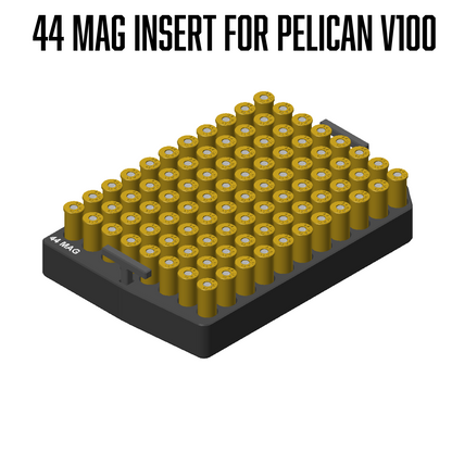 Vault by Pelican™ V100 Pistol Ammo Inserts, Tri-Tray and Dividers.