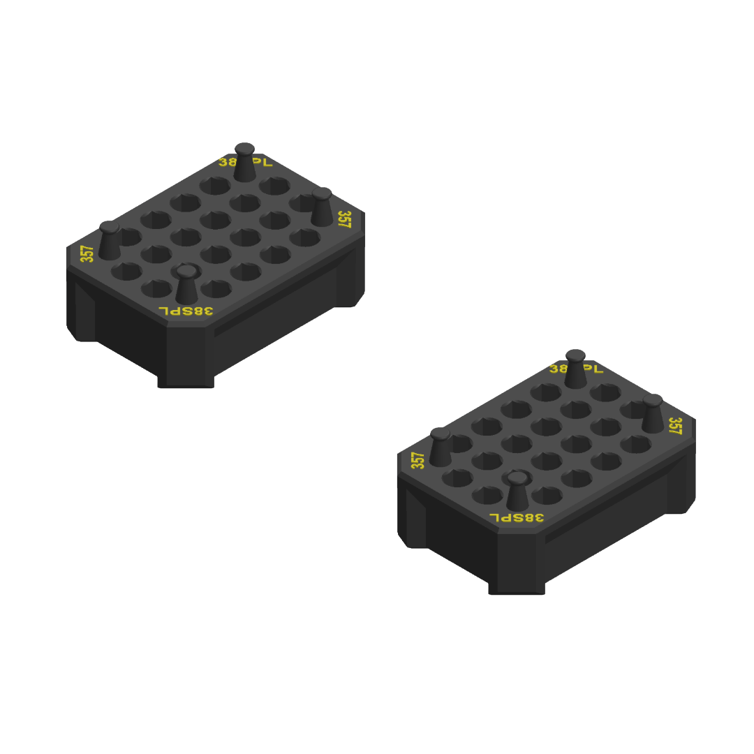 38 SPECIAL OR 357 MAG AMMO INSERT DOE DEWALT DEEP PRO