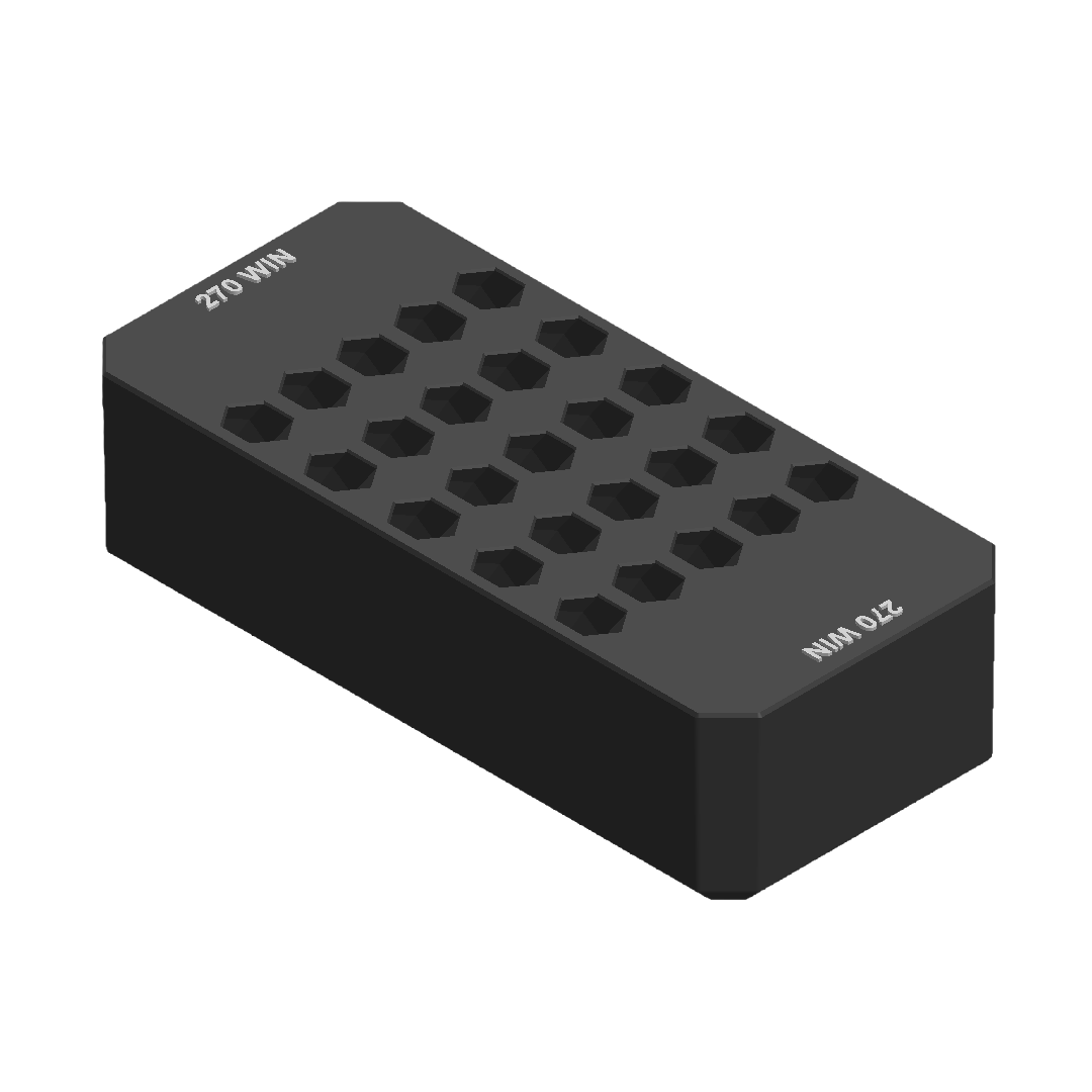 MILWAUKEE PACKOUT AMMO INSERT 270 WINCHESTER