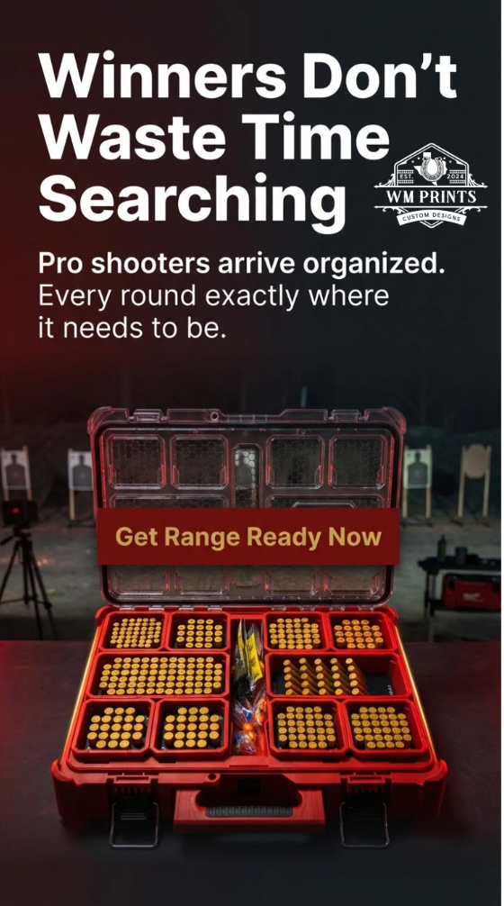 Milwaukee Packout Compact ammo inserts.