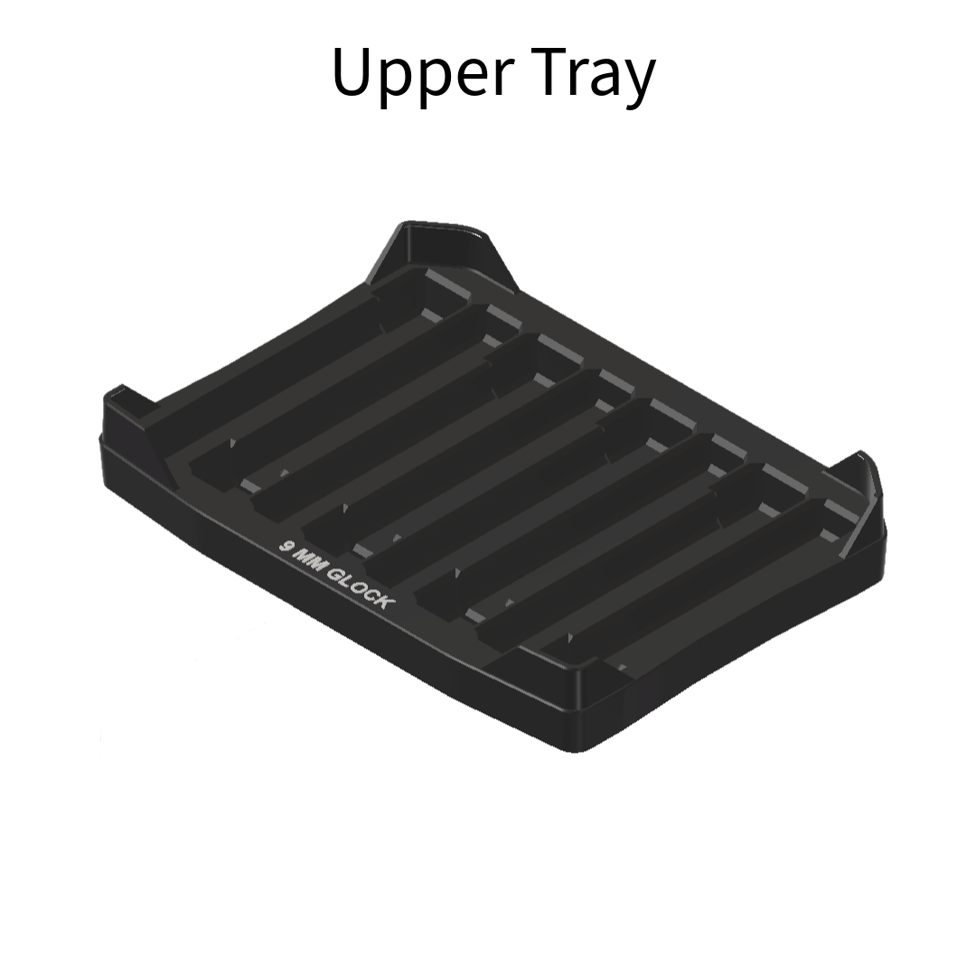 Pelican Vault V100 glock tray insert