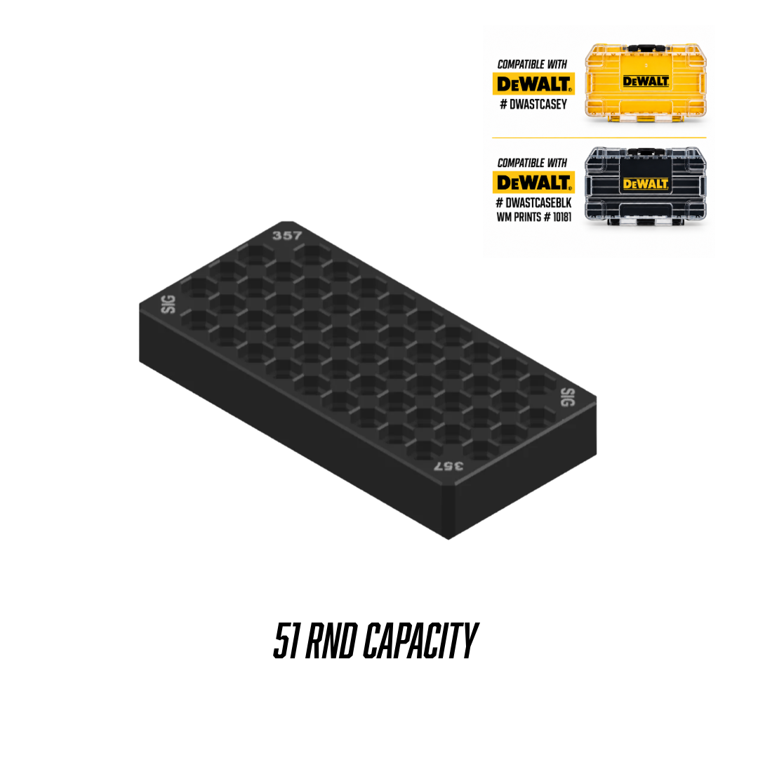 Dewalt tough case 357 sig insert