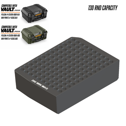Made for Vault by Pelican™ V200 Left and Right Ammo inserts.