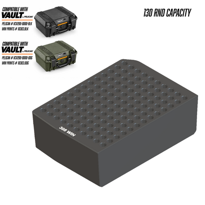 Made for Vault by Pelican™ V200 Left and Right Ammo inserts.