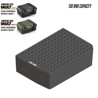 Made for Vault by Pelican™ V200 Left and Right Ammo inserts.
