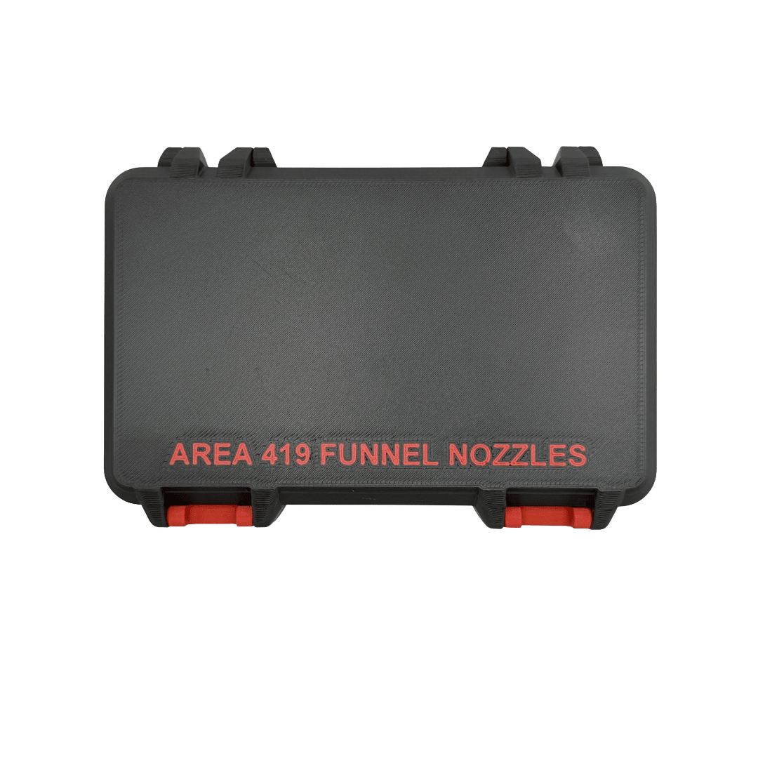 Area 419 Funnel Nozzle Hard Case | Durable Hinged Protection - WM Prints LLC