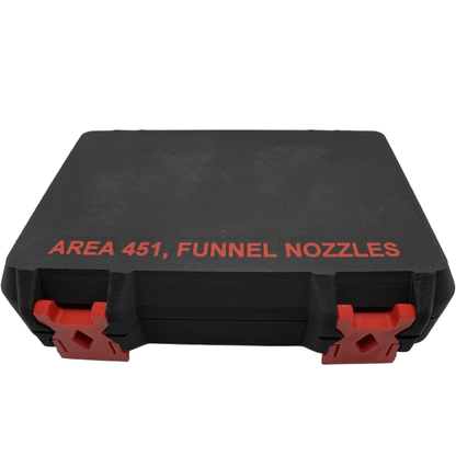 Area 451 Funnel Nozzle Hard Case | Durable Hinged Protection - WM Prints LLC