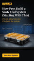 CASE, DEWALT TOUGH SYSTEM, DEEP PRO, 10 BIN - WM Prints LLC