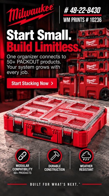 CASE, PACKOUT, COMPACT, 11 BIN - WM Prints LLC