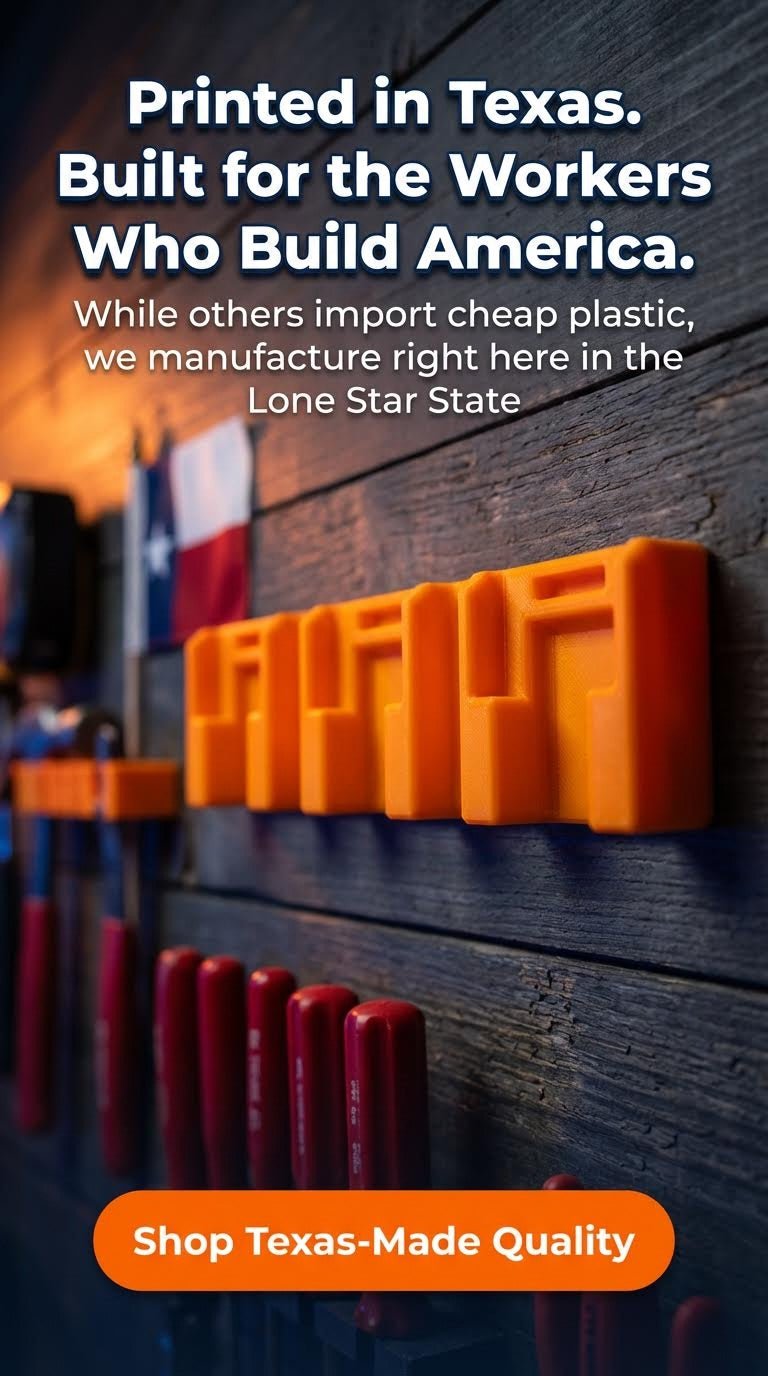 DeWalt 20v compatible battery type wall mounts - WM Prints LLC