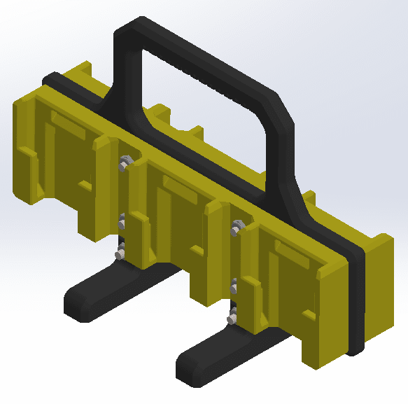 DeWalt battery type compatible carrier. - WM Prints LLC