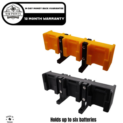 DeWalt Battery Wall Mount Holders - WM Prints LLC