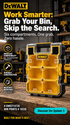 DeWALT CASE, DEWALT DEEP PRO, 6 BIN - WM Prints LLC