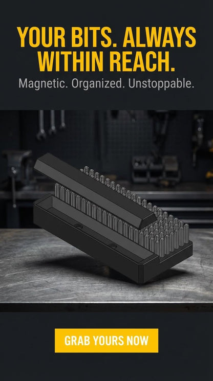 DeWalt Tough Case Hex Bit Tray Magnetic Parts Tray. - WM Prints LLC
