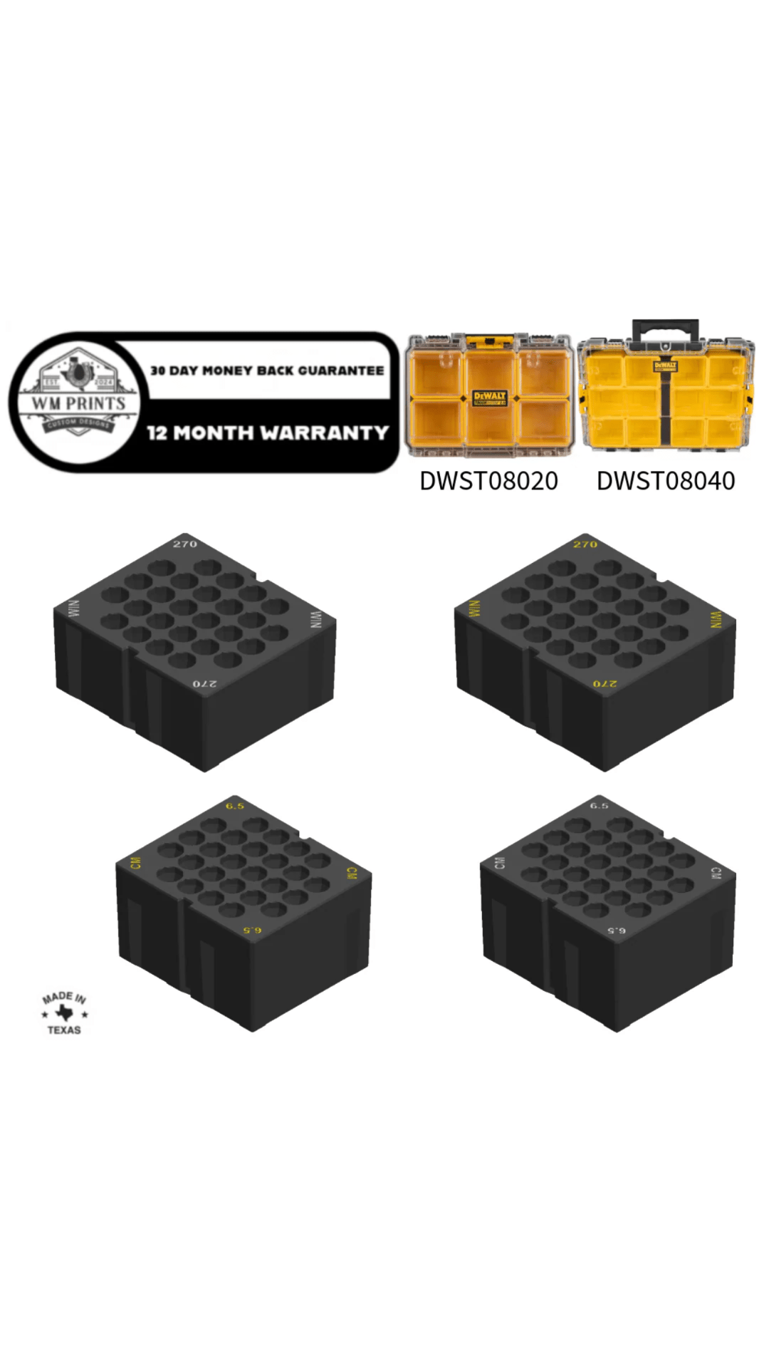 DeWalt Tough System 2.0 Ammo Inserts. - WM Prints LLC