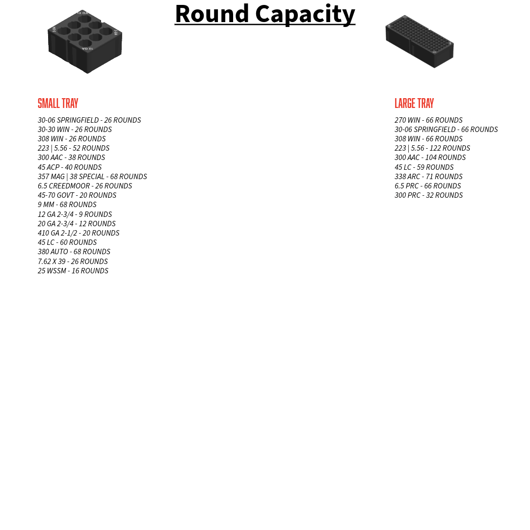 DeWalt Tough System 2.0 Ammo Inserts. - WM Prints LLC