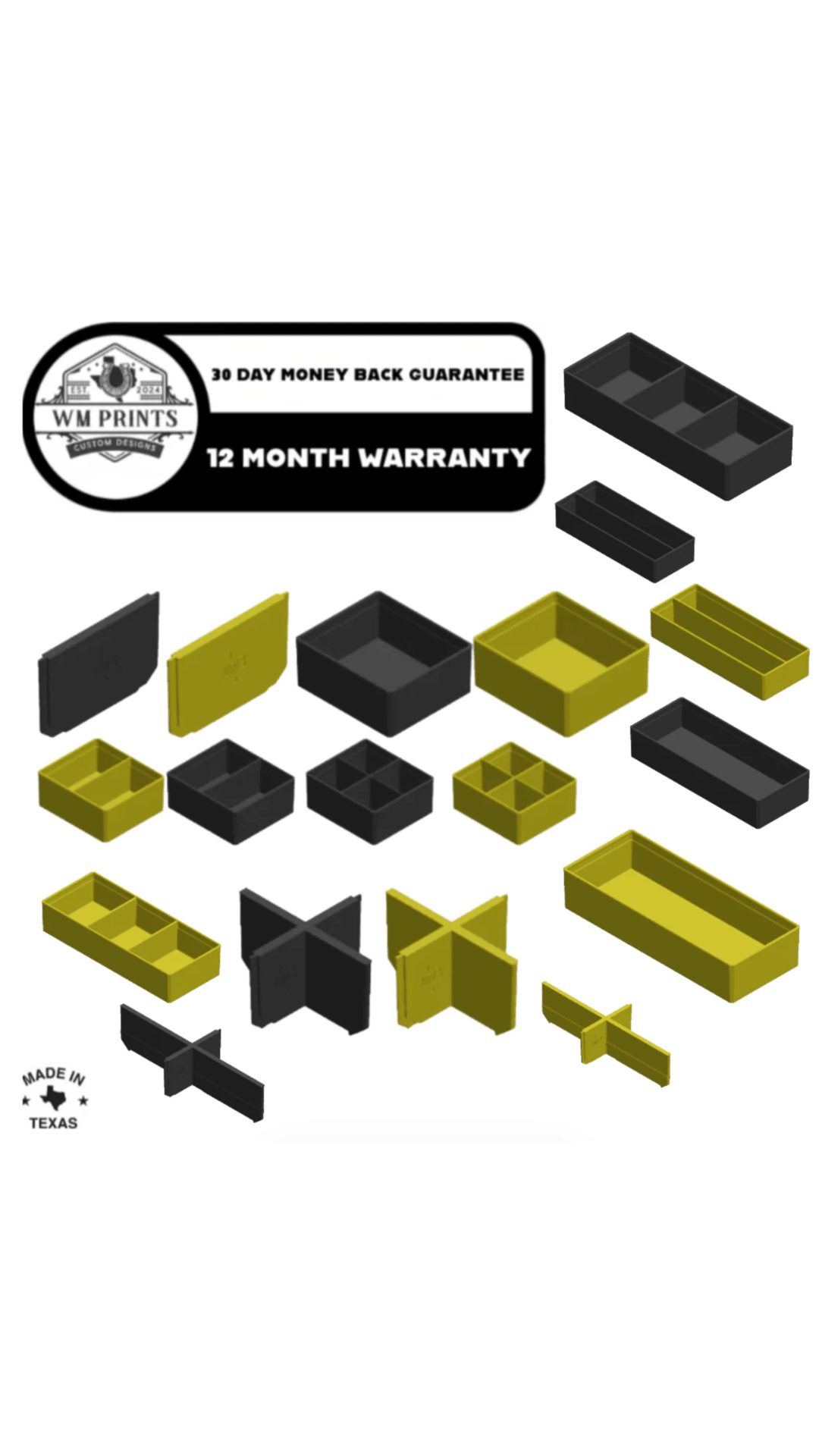 DeWalt Tough System 2.0 Divider Inserts. - WM Prints LLC