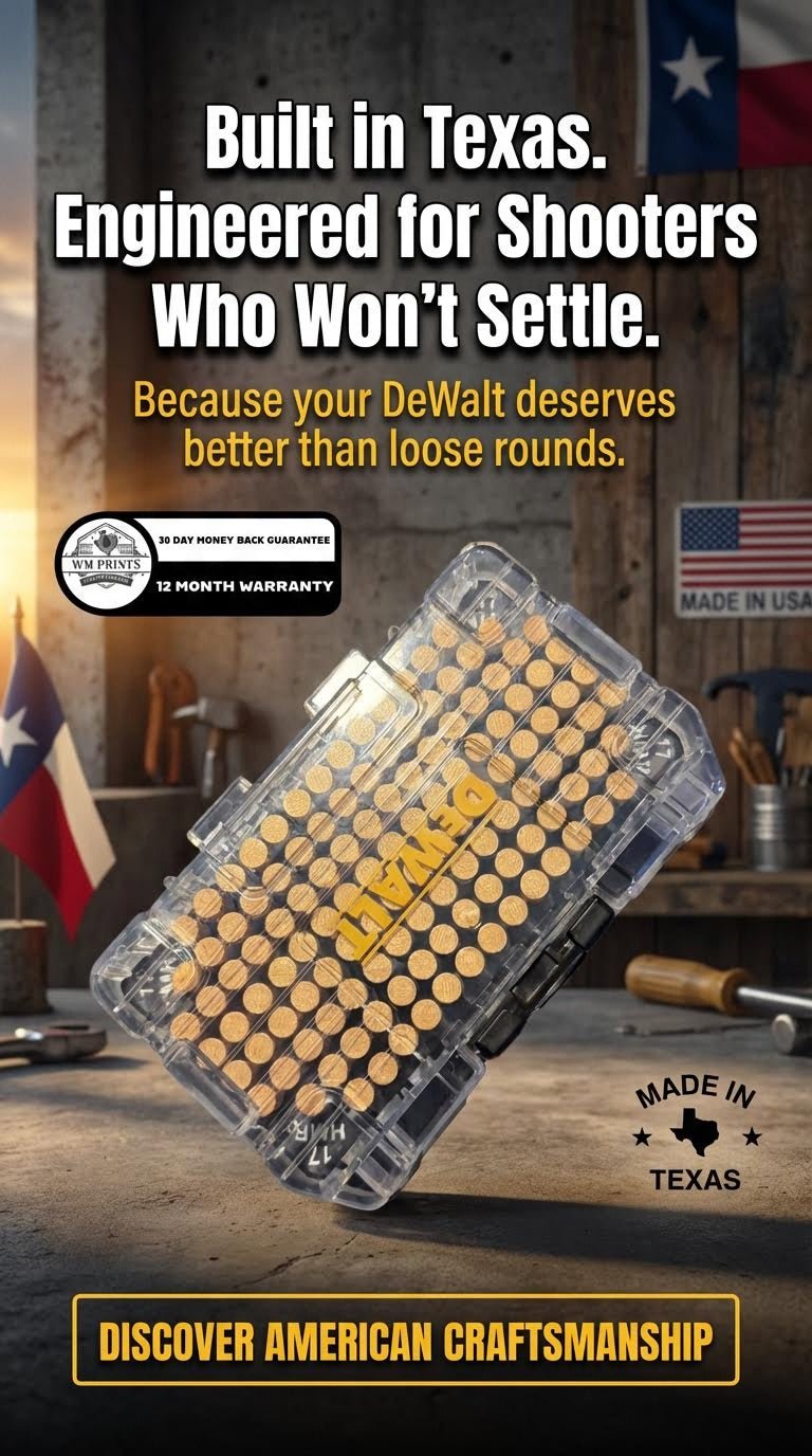 DeWalt Toughcase compatible ammo inserts. - WM Prints LLC