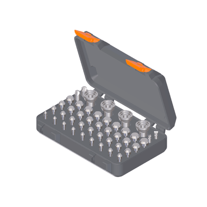 Forster Hinged Case for Case Trimmer Collets &amp; Pilots - WM Prints LLC