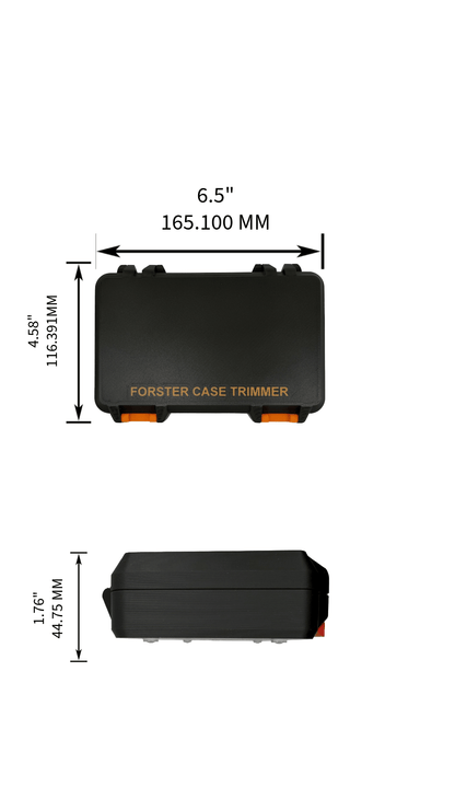 Forster Hinged Case for Case Trimmer Collets &amp; Pilots - WM Prints LLC