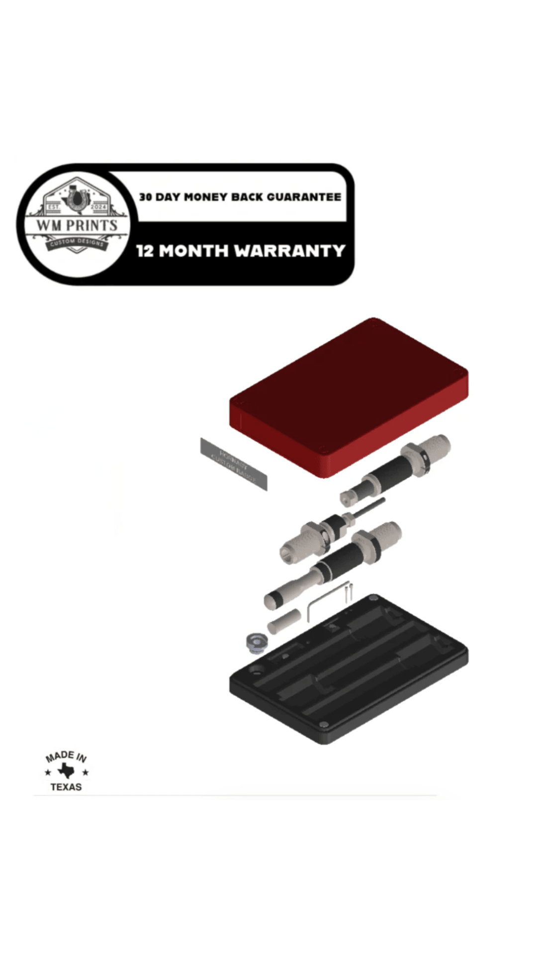 Hornady 3 Die Set Case. - WM Prints LLC