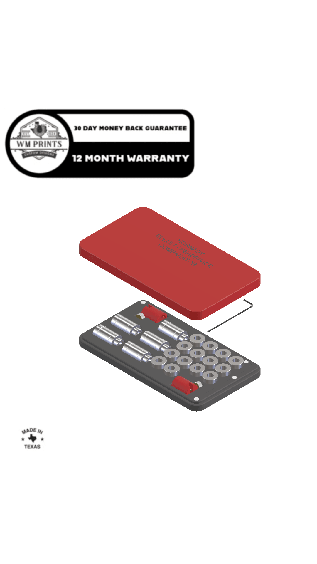 Hornady Bullet - Headspace Comparator Case. - WM Prints LLC